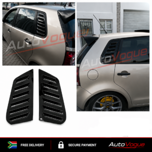 VW Polo 9N3 / Vivo Rear Side Window Louvers