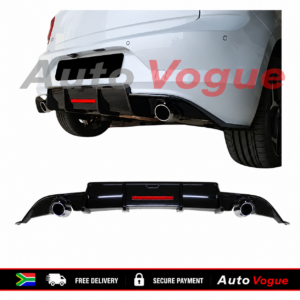 VW Polo AW TSI Rear Karbel Diffuser With Brake Light Only suitable for Polo 8 TSI models