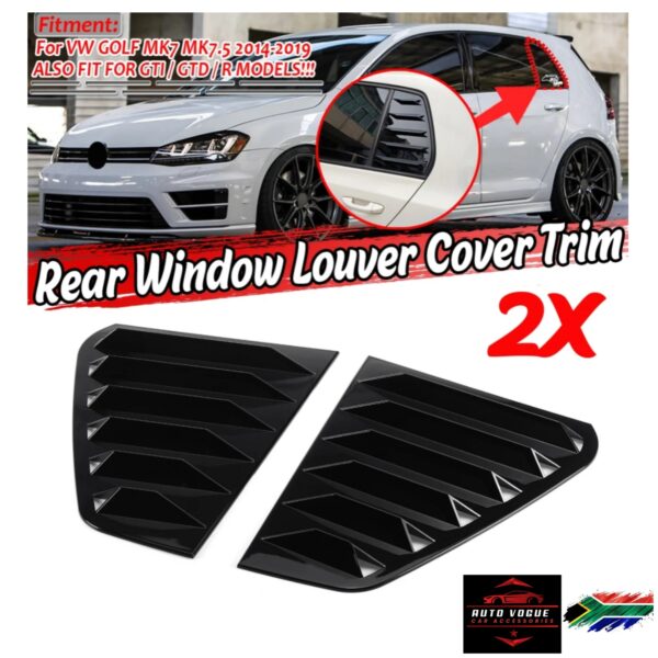 VW Golf 7 Window Louvers