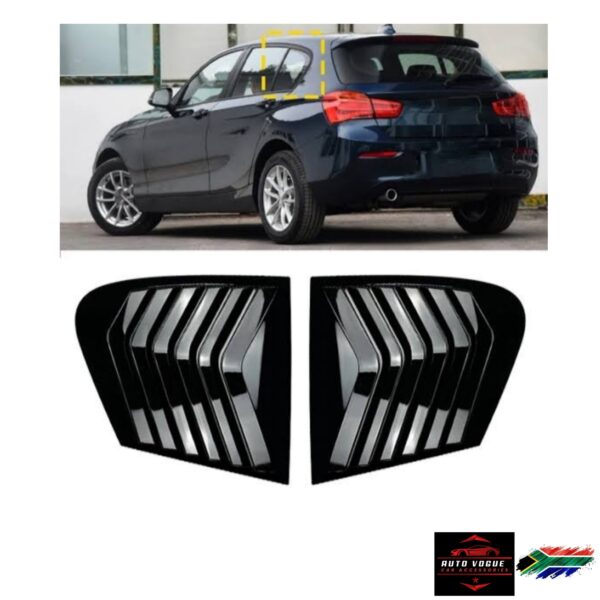BMW 1 Series F20 / F21 Rear Side Window Louvers