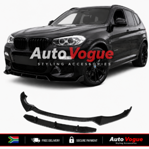BMW F25 X3 M Sport Front Lip Gloss Black