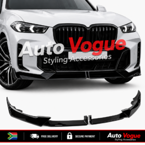 BMW X5 G05 LCI 4-piece front lip in gloss black