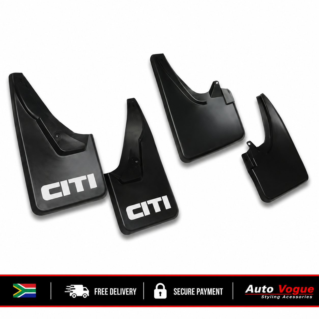 VW Golf 1 mudflaps 4-piece CITI set