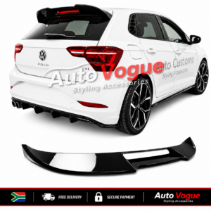 VW Polo AW Extended R-Line Style Rear Spoiler