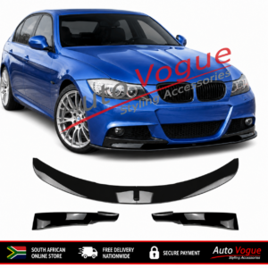 BMW E90 Facelift LCI M Sport Gloss Black Front Lip