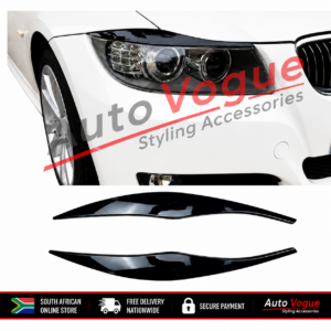 BMW E90 Facelift Gloss Black Headlight Eyelids