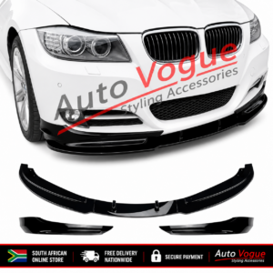BMW E90 Facelift LCI Non-M Sport Front Lip Gloss Black