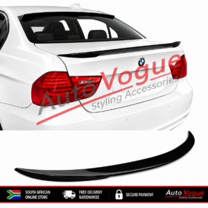 BMW E90 M Performance Style Gloss Black Rear Spoiler