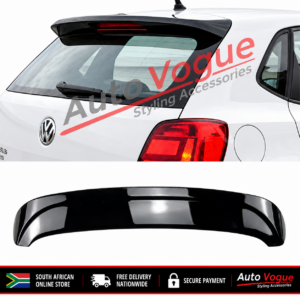 VW Polo 6 GT Style Rear Spoiler Gloss Black